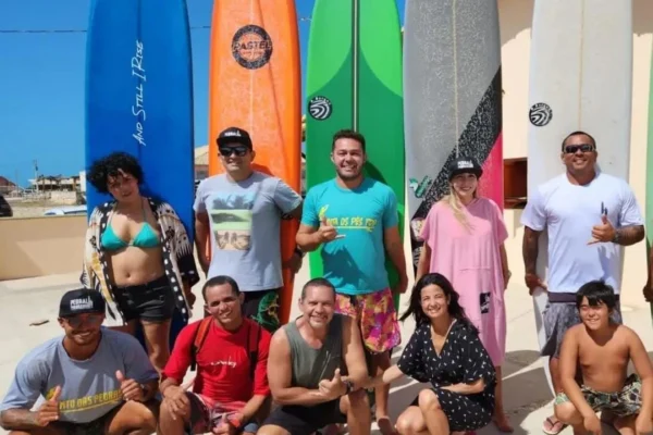 Final de semana quente na paia da Pedra do Sal. Longboard Festival dia 24, domingo.