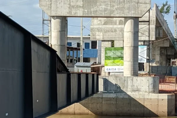 Ponte sobre o Igaraçu inicia etapa final neste sábado em Parnaíba.