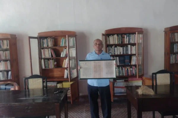 Escritor Carlos Vasconcelos lança Terra Talhada no Gabinete de Leitura em Parnaíba neste sábado.