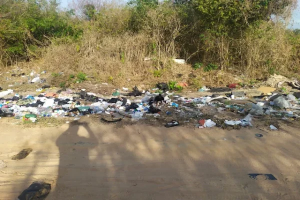 Ruas do bairro Reis Veloso estão tomadas pelo lixo em Parnaíba.