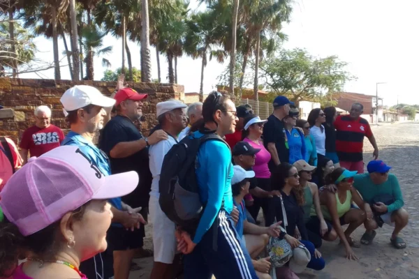 Iniciada a II Caminhada dos Cajus na Ilha Grande de Santa Isabel em Parnaíba.