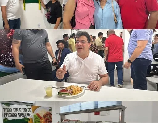 Restaurante Popular oferece café da manhã e almoço a preços baixos para a população de Parnaíba.