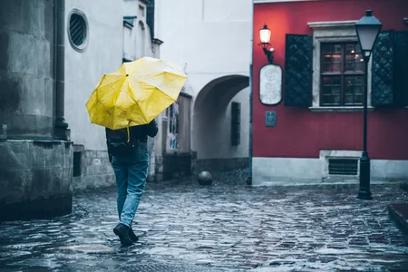 O guarda-chuva.  *Pádua Marques.