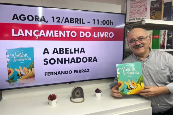 Escritor parnaibano Fernando  Ferraz lança livro na Bienal Internacional Livro do Ceará.
