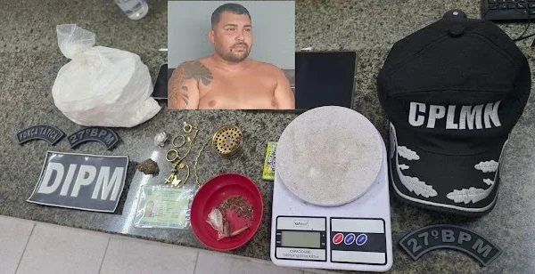 Policiais estouram boca de fumo no Cacimbão, zona rural de Parnaíba.