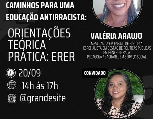 Irmãs e mestres realizam palestra na Escola Bilíngue sobre tema antirracista.