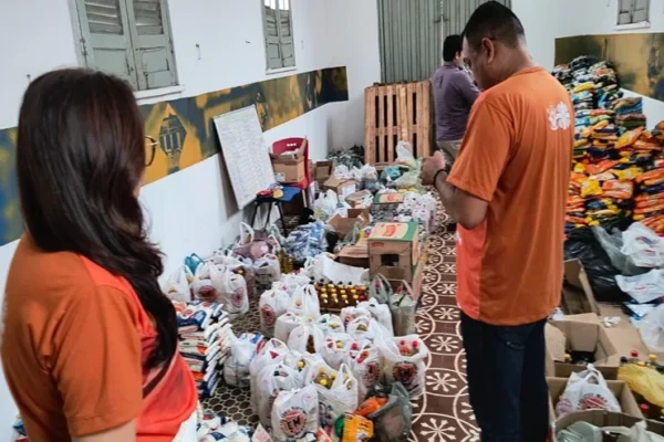 Campanha Natal Sem Fome em Parnaíba. Meta é arrecadar 40 toneladas neste domingo.
