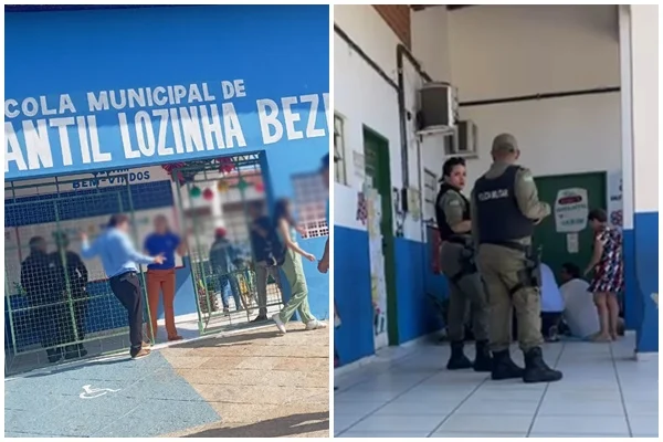 Companheiro de funcionária de escola em Parnaíba causa pânico armado com facão.