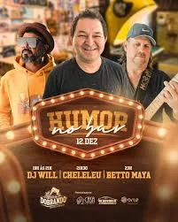 Humorista Cheleleu faz show em Parnaíba nesta sexta no Dobrando Bar, praça Mirócles Veras.