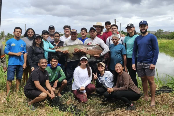 Estudantes de Engenharia de Pesca da UFDPar participam de curso de capacitação em Aquicultura Continental no Ceará.