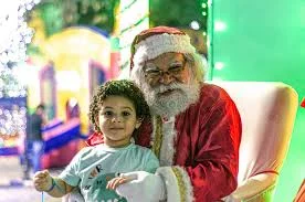 Chegada do Papai Noel será nesta sexta-feira de helicóptero na praça Ticiano Ribeiro.