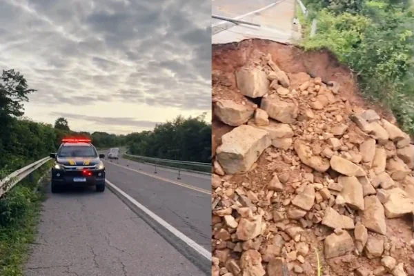 Situação de trecho interditado na BR 343 continua na mesma.