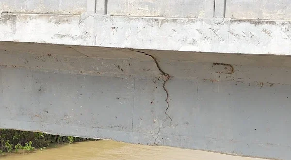CREA-PI descarta rachadura na Ponte Simplício Dias  Fissura’ é apenas marca de obra.