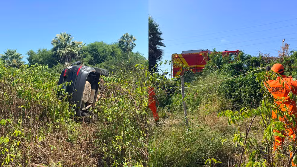 Corpo de jovem desaparecida após capotamento em Parnaíba é encontrado.